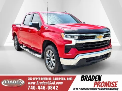 Red 2025 Chevrolet Silverado 1500 LT for sale in Gallipolis, OH
