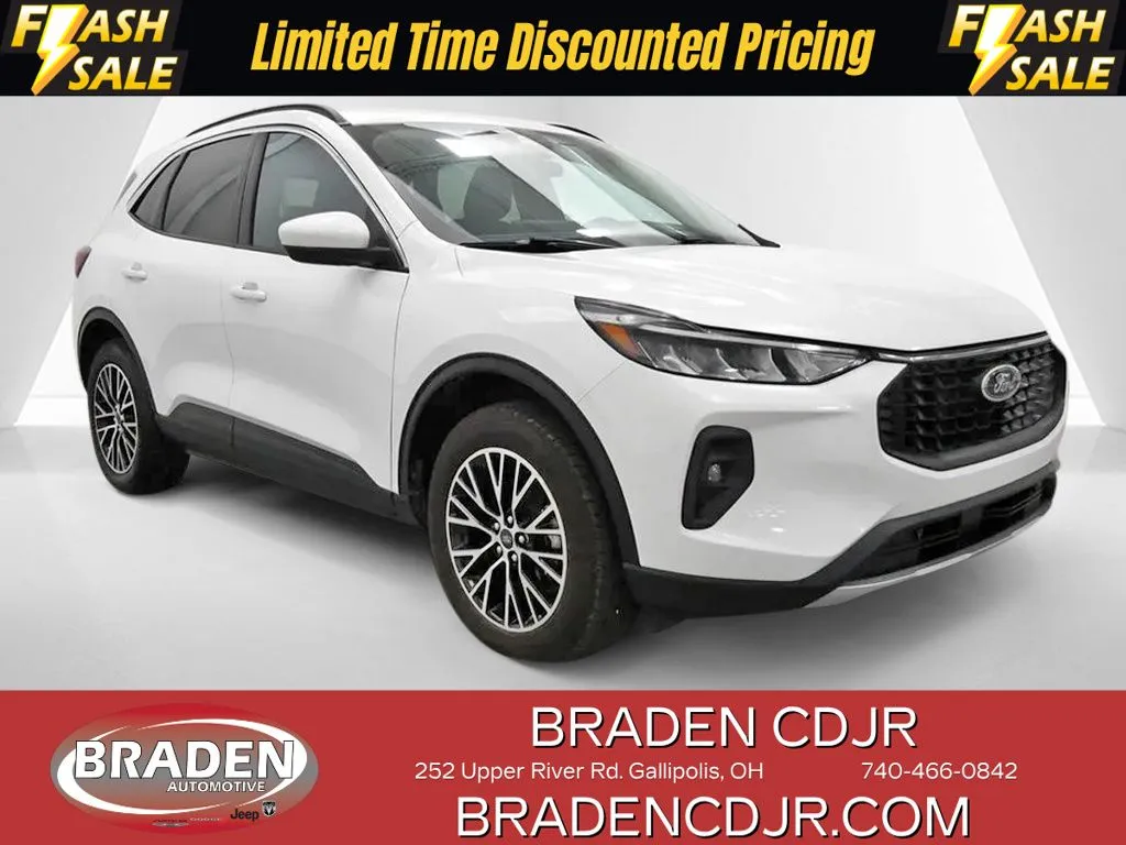 White 2023 Ford Escape Plug-In Hybrid for sale in Gallipolis, OH