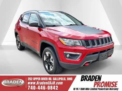 Red 2017 Jeep Compass Trailhawk for sale in Gallipolis, OH