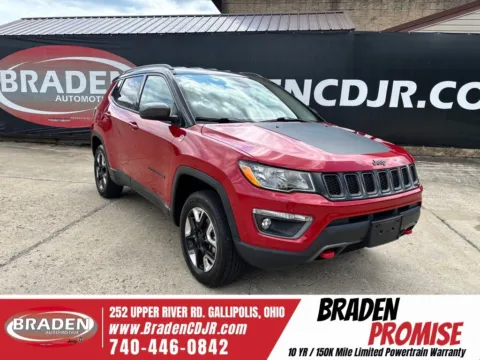 Red 2017 Jeep Compass Trailhawk for sale in Gallipolis, OH