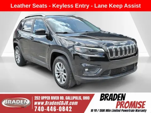 Black 2021 Jeep Cherokee Latitude Lux for sale in Gallipolis, OH