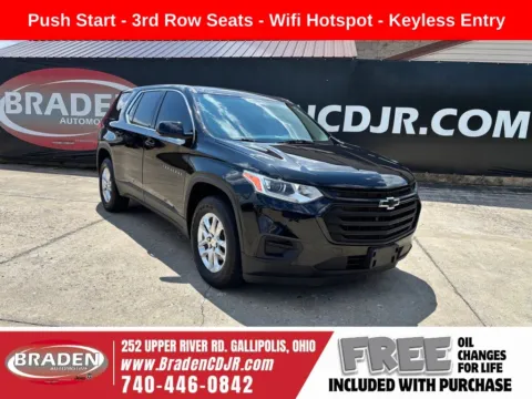 Black 2020 Chevrolet Traverse LS for sale in Gallipolis, OH