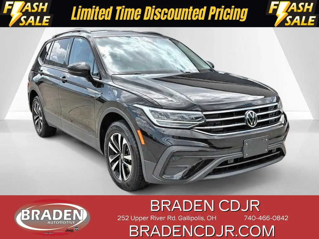 Black 2023 Volkswagen Tiguan 2.0T S for sale in Gallipolis, OH
