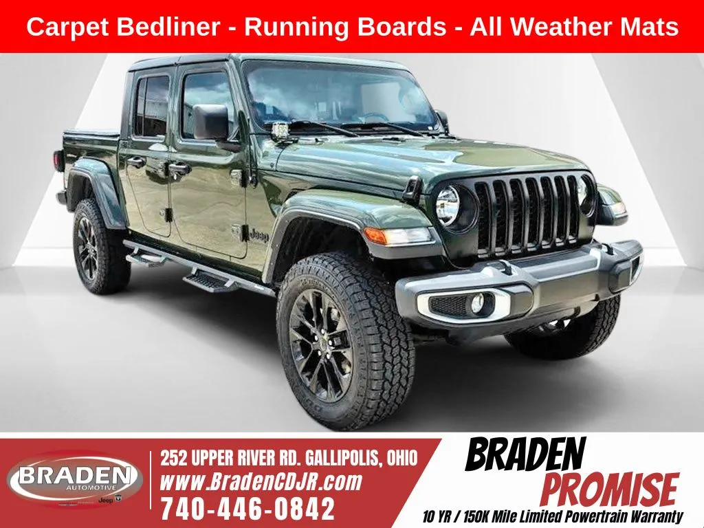 Green 2021 Jeep Gladiator Sport for sale in Gallipolis, OH