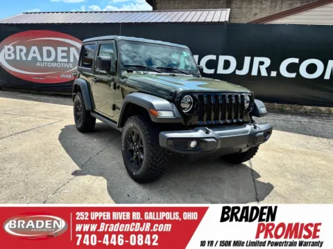 Green 2021 Jeep Wrangler Sport for sale in Gallipolis, OH