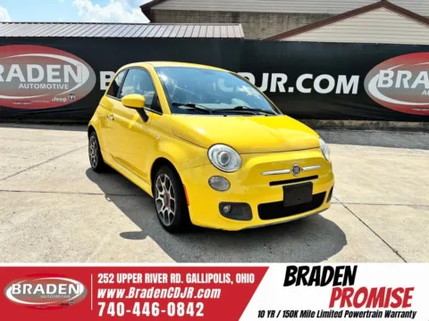 Yellow 2013 Fiat 500 Sport for sale in Gallipolis, OH