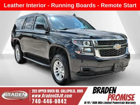 Black 2018 Chevrolet Tahoe LT for sale in Gallipolis, OH