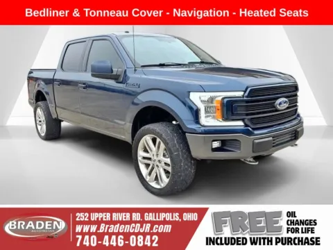 Blue 2018 Ford F-150 XLT for sale in Gallipolis, OH