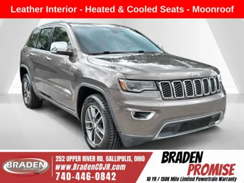 Brown 2018 Jeep Grand Cherokee Limited for sale in Gallipolis, OH