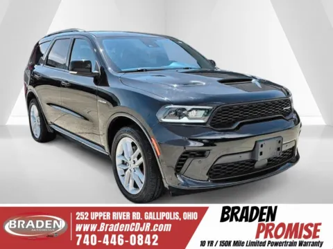 Black 2025 Dodge Durango R/T Plus for sale in Gallipolis, OH