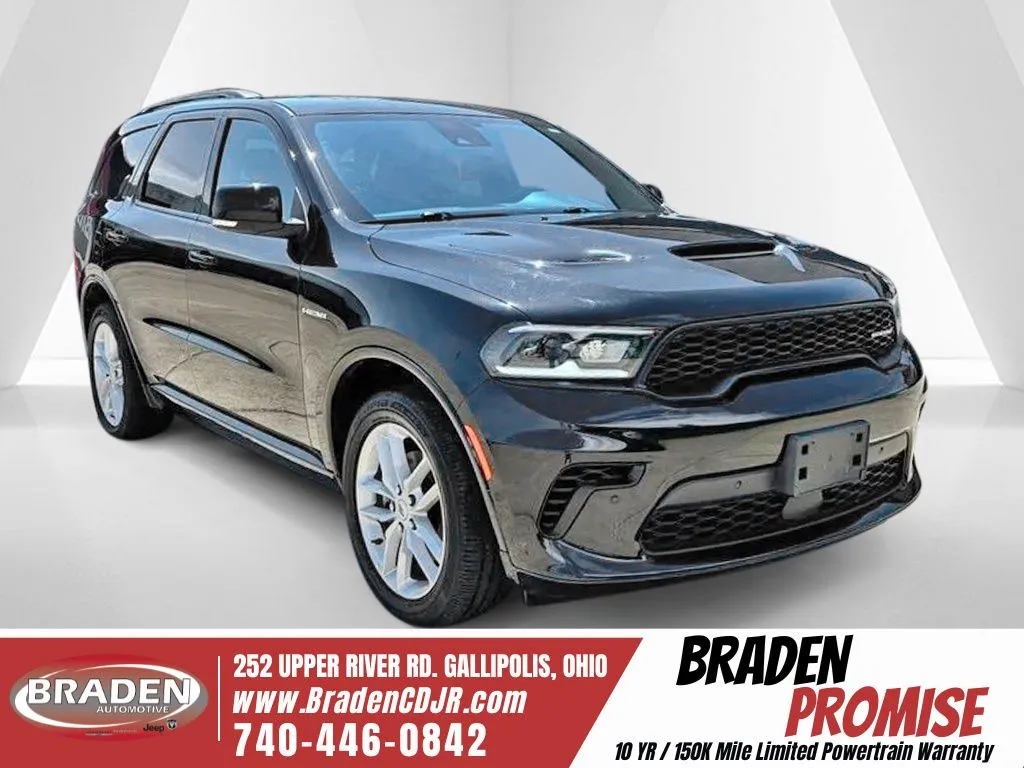 Black 2025 Dodge Durango R/T Plus for sale in Gallipolis, OH