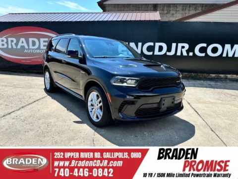 Black 2025 Dodge Durango R/T Plus for sale in Gallipolis, OH