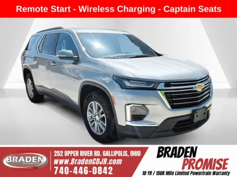 Gray 2023 Chevrolet Traverse LT for sale in Gallipolis, OH