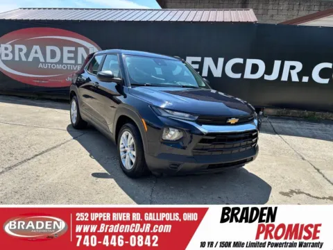 Blue 2021 Chevrolet TrailBlazer LS for sale in Gallipolis, OH
