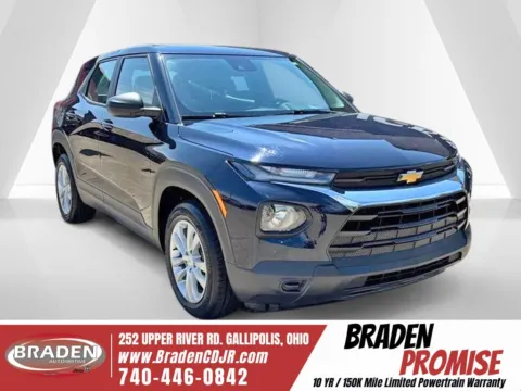 Blue 2021 Chevrolet TrailBlazer LS for sale in Gallipolis, OH