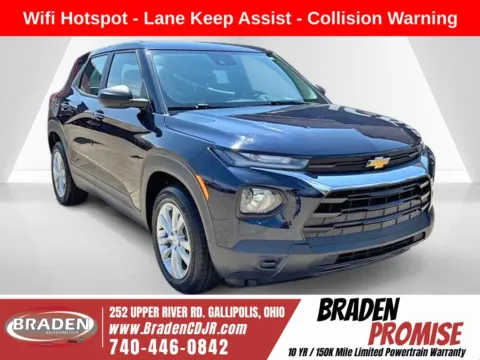 Blue 2021 Chevrolet TrailBlazer LS for sale in Gallipolis, OH