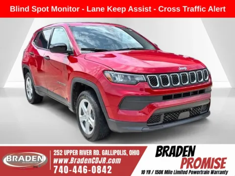 Red 2023 Jeep Compass Sport for sale in Gallipolis, OH
