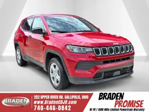 Red 2023 Jeep Compass Sport for sale in Gallipolis, OH