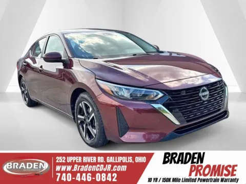 Red 2024 Nissan Sentra SV for sale in Gallipolis, OH
