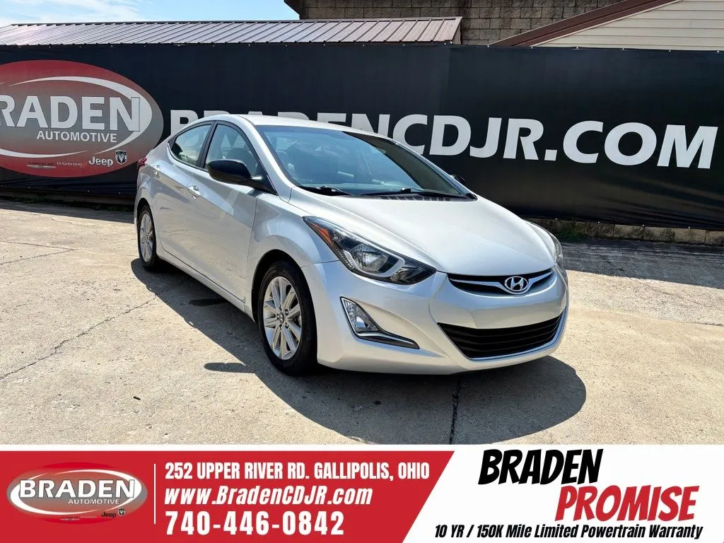 Silver 2016 Hyundai Elantra SE for sale in Gallipolis, OH