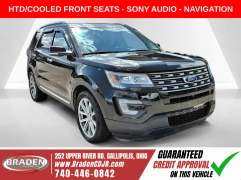 Black 2017 Ford Explorer Limited for sale in Gallipolis, OH