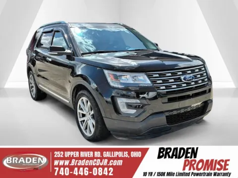 Black 2017 Ford Explorer Limited for sale in Gallipolis, OH