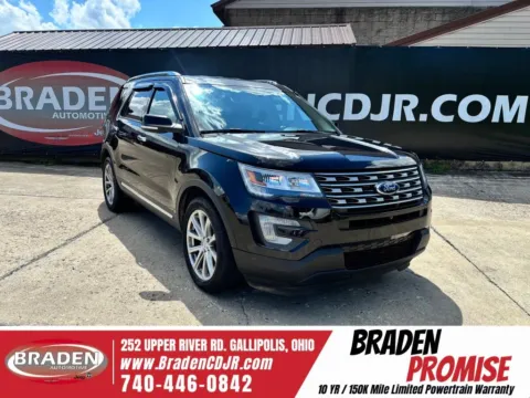 Black 2017 Ford Explorer Limited for sale in Gallipolis, OH