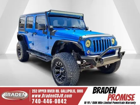 Blue 2016 Jeep Wrangler Unlimited Sport for sale in Gallipolis, OH