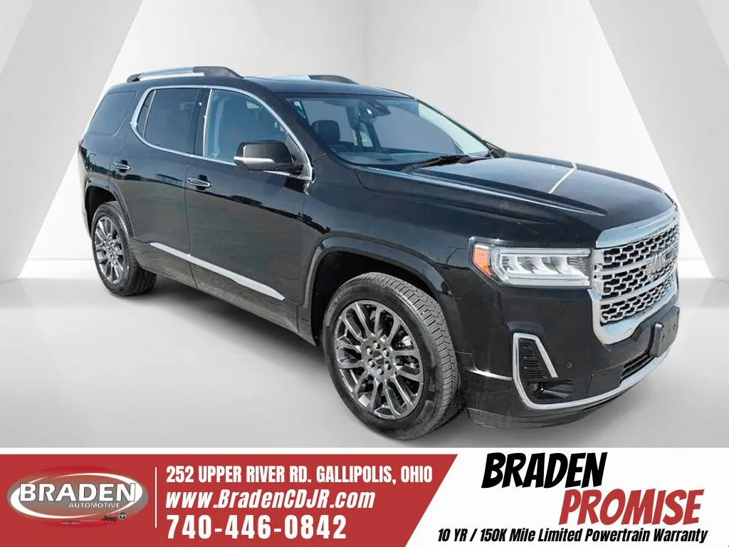 Black 2023 GMC Acadia Denali for sale in Gallipolis, OH