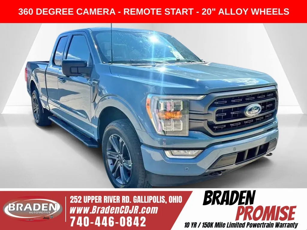 Blue 2023 Ford F-150 XLT for sale in Gallipolis, OH
