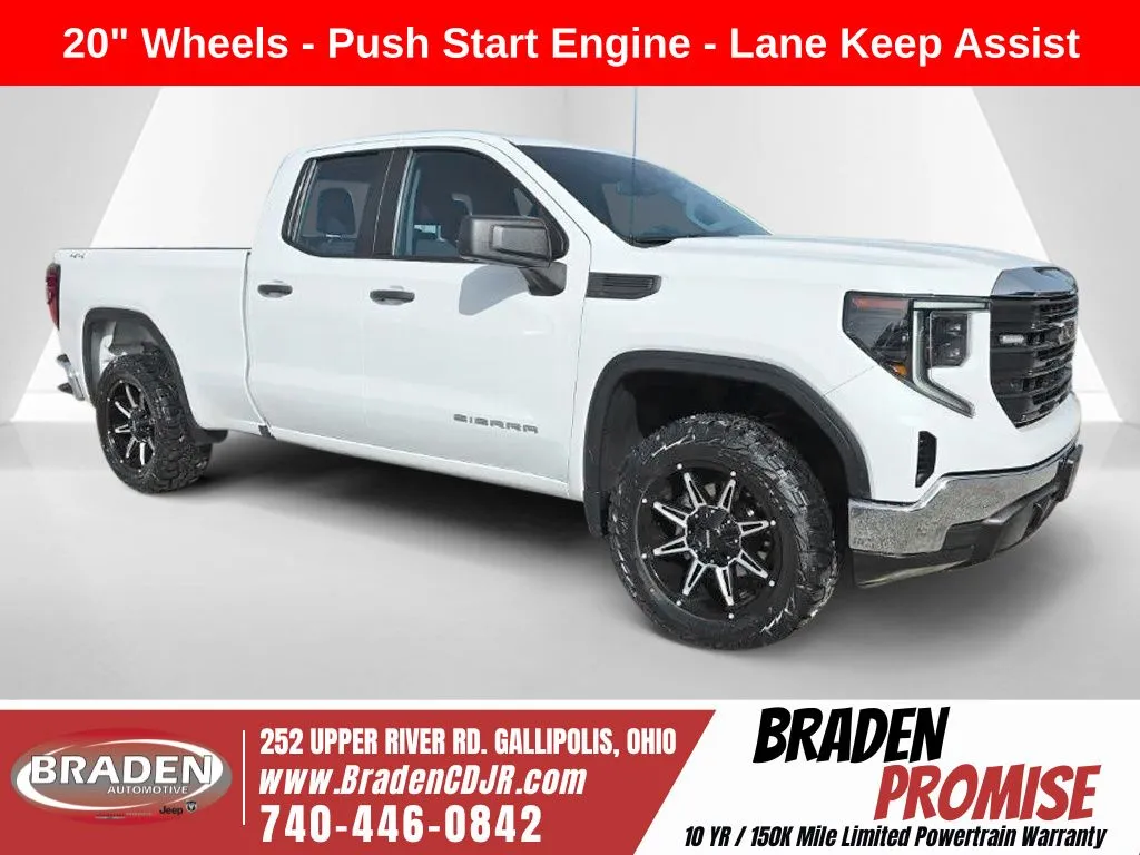 White 2023 GMC Sierra 1500 Pro for sale in Gallipolis, OH
