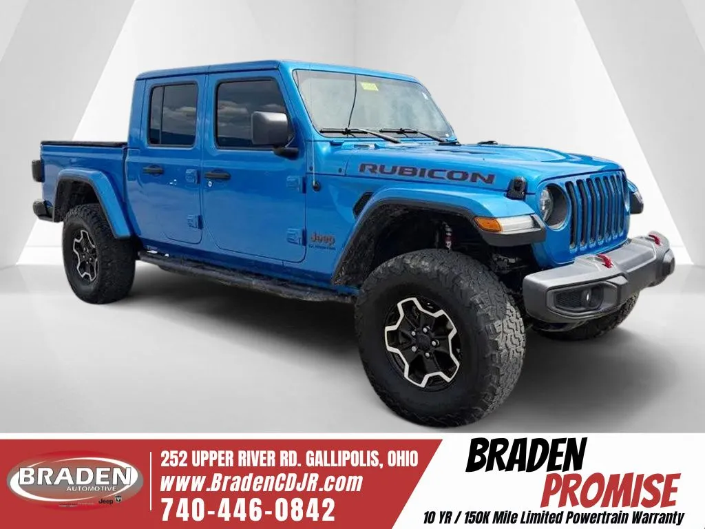 Blue 2021 Jeep Gladiator Rubicon for sale in Gallipolis, OH