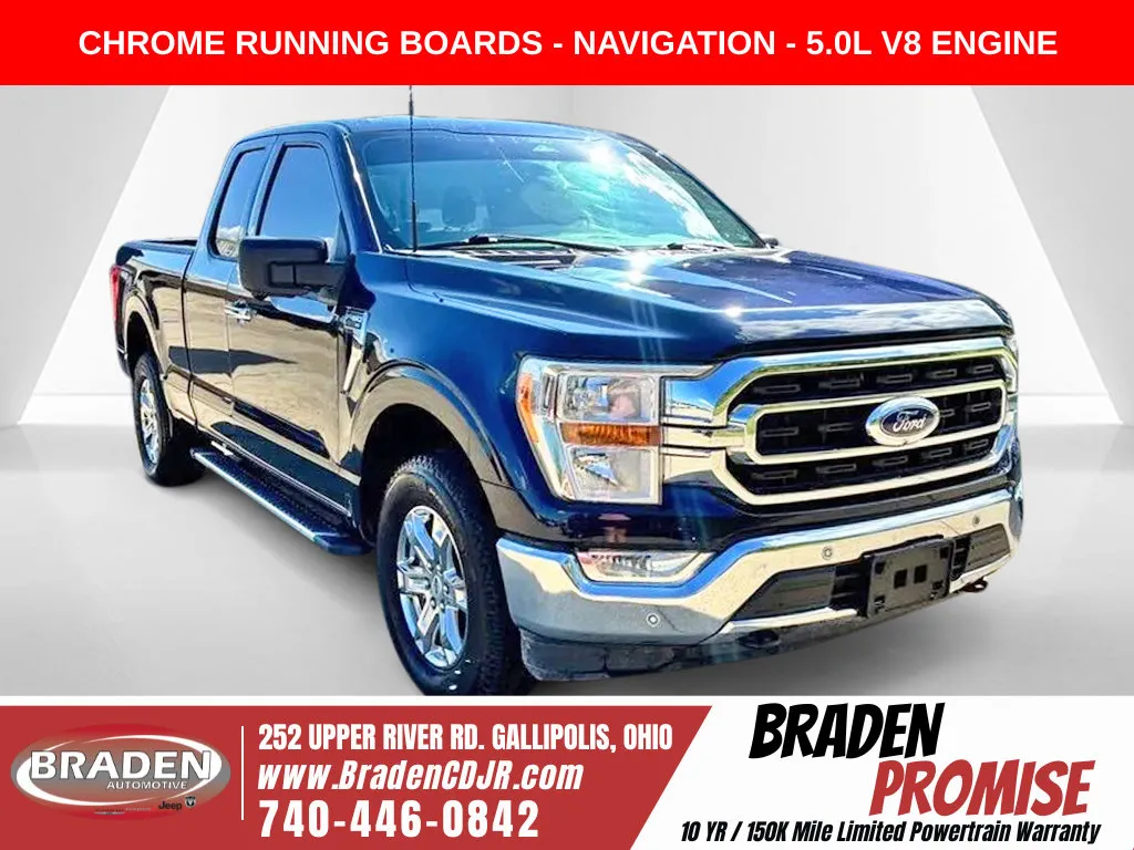 Blue 2022 Ford F-150 XLT for sale in Gallipolis, OH