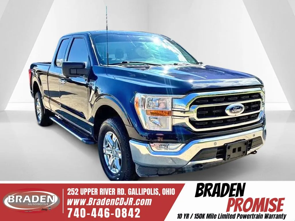 Blue 2022 Ford F-150 XLT for sale in Gallipolis, OH