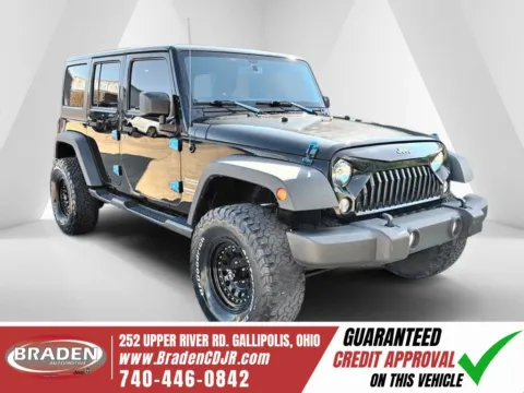 Black 2017 Jeep Wrangler Unlimited Sport for sale in Gallipolis, OH