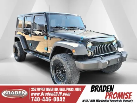 Black 2017 Jeep Wrangler Unlimited Sport for sale in Gallipolis, OH