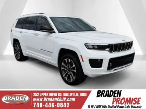 White 2024 Jeep Grand Cherokee L Overland for sale in Gallipolis, OH