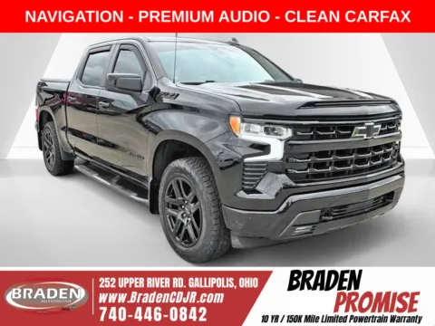 Black 2022 Chevrolet Silverado 1500 RST for sale in Gallipolis, OH