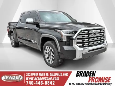 Black 2022 Toyota Tundra 1794 for sale in Gallipolis, OH