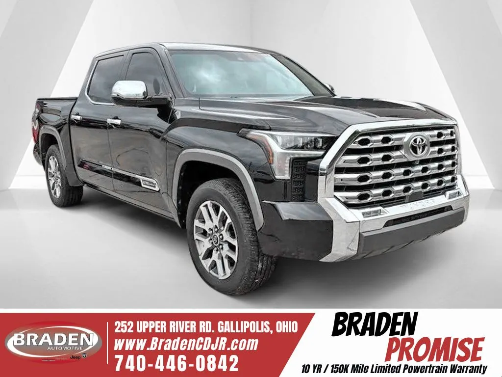 Black 2022 Toyota Tundra 1794 for sale in Gallipolis, OH