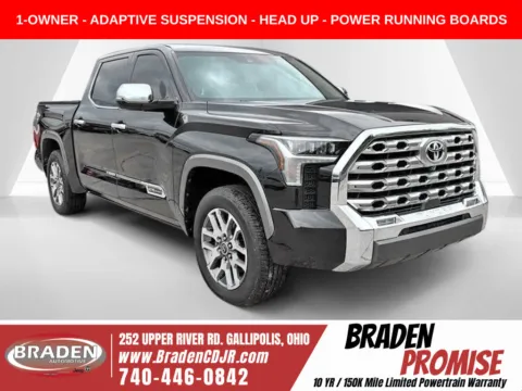Black 2022 Toyota Tundra 1794 for sale in Gallipolis, OH