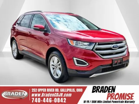 Red 2017 Ford Edge SEL for sale in Gallipolis, OH