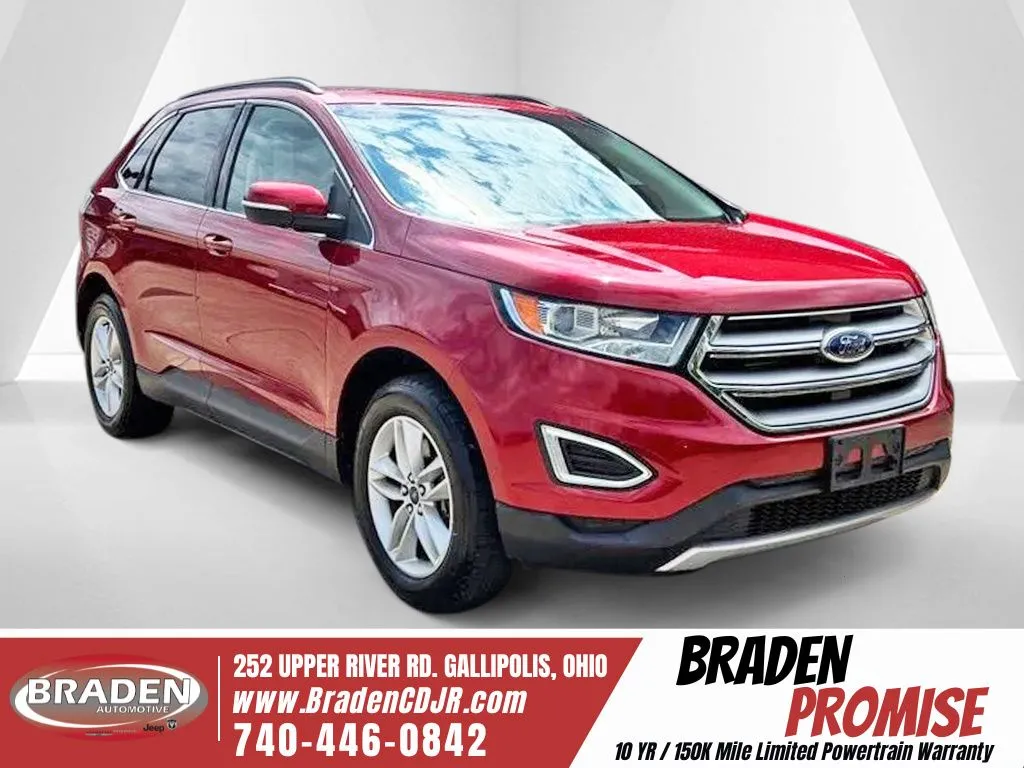 Red 2017 Ford Edge SEL for sale in Gallipolis, OH