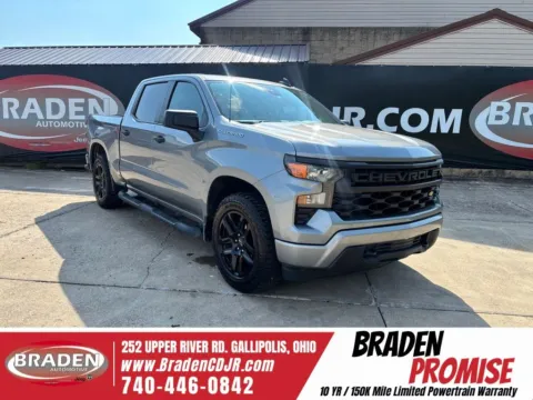 Gray 2023 Chevrolet Silverado 1500 Custom for sale in Gallipolis, OH