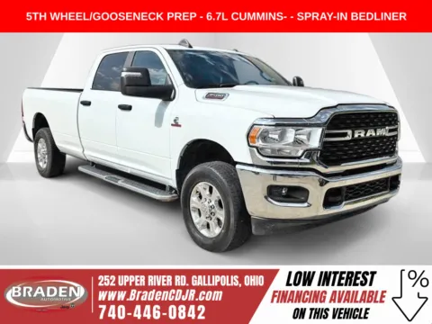 White 2024 Ram 3500 Big Horn for sale in Gallipolis, OH