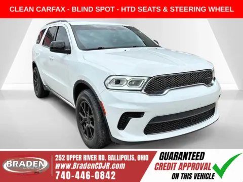 White 2023 Dodge Durango SXT for sale in Gallipolis, OH