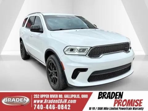 White 2023 Dodge Durango SXT for sale in Gallipolis, OH
