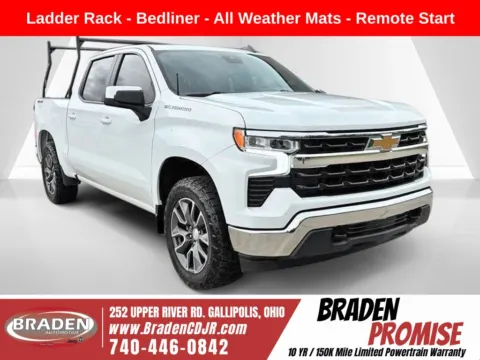 White 2022 Chevrolet Silverado 1500 LT for sale in Gallipolis, OH
