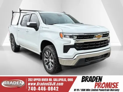 White 2022 Chevrolet Silverado 1500 LT for sale in Gallipolis, OH