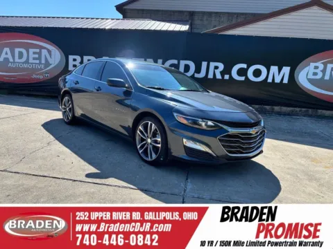 Gray 2020 Chevrolet Malibu LT for sale in Gallipolis, OH
